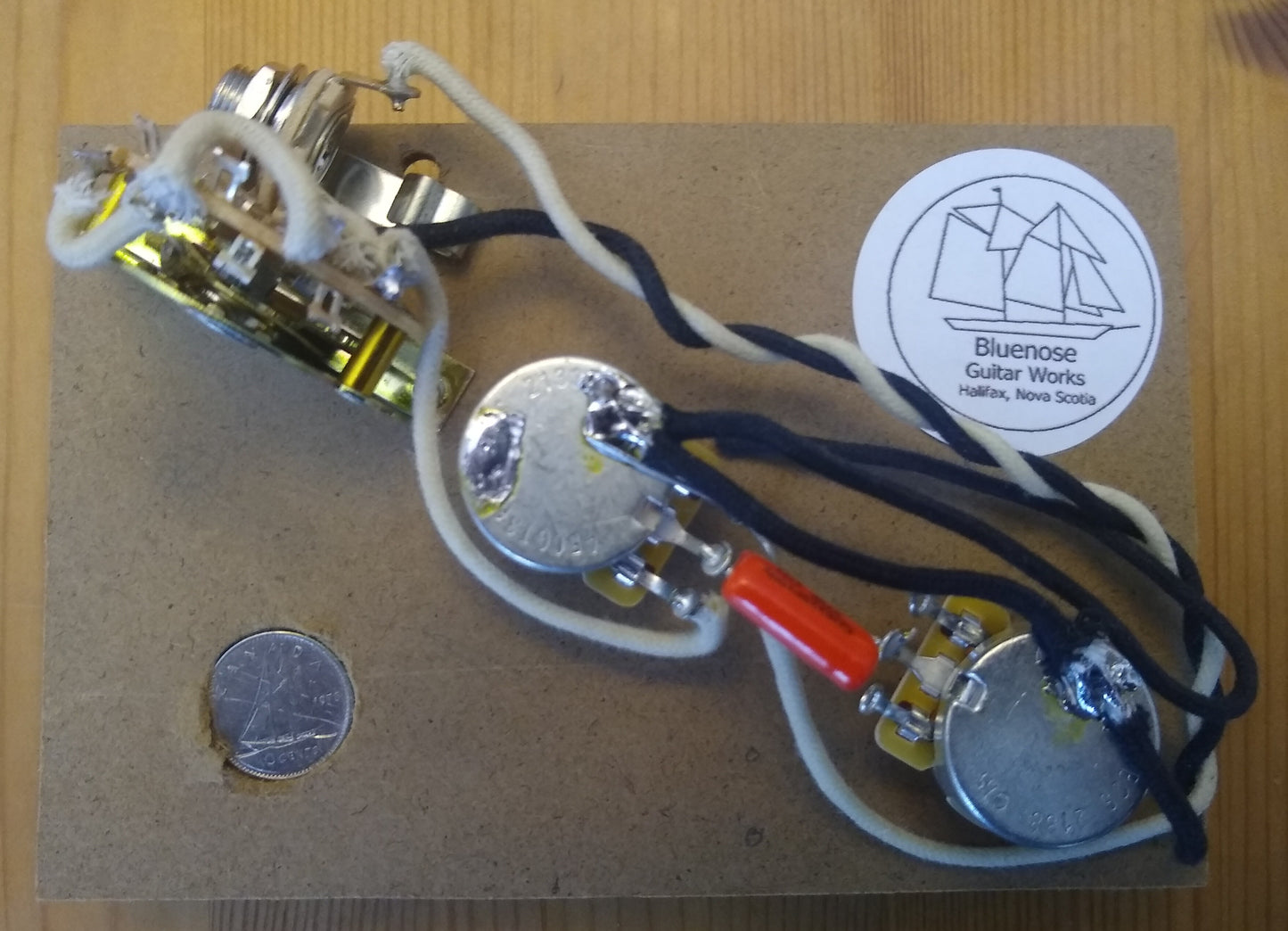 Pre-wired T-type Wiring Harness - CTS Pots - 0.047 uF with your choice of Caps - FREE COPPER SHIELDING