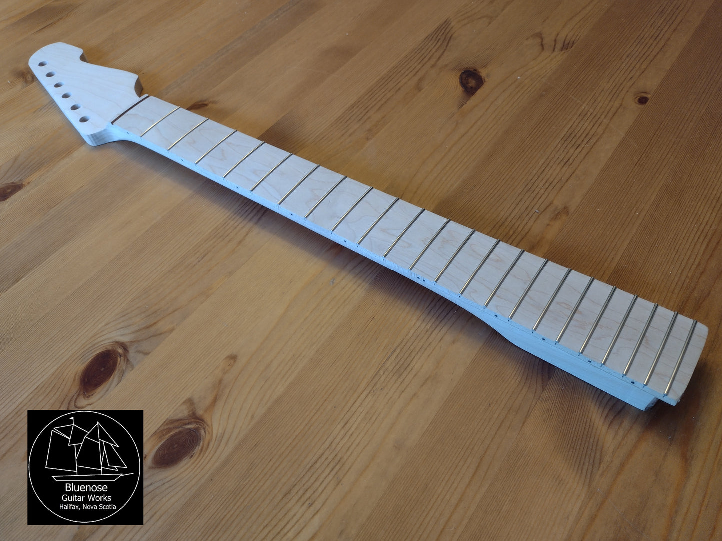 Bluenose Guitar Works S-type Maple/Maple Guitar Neck 25.5” scale #2217