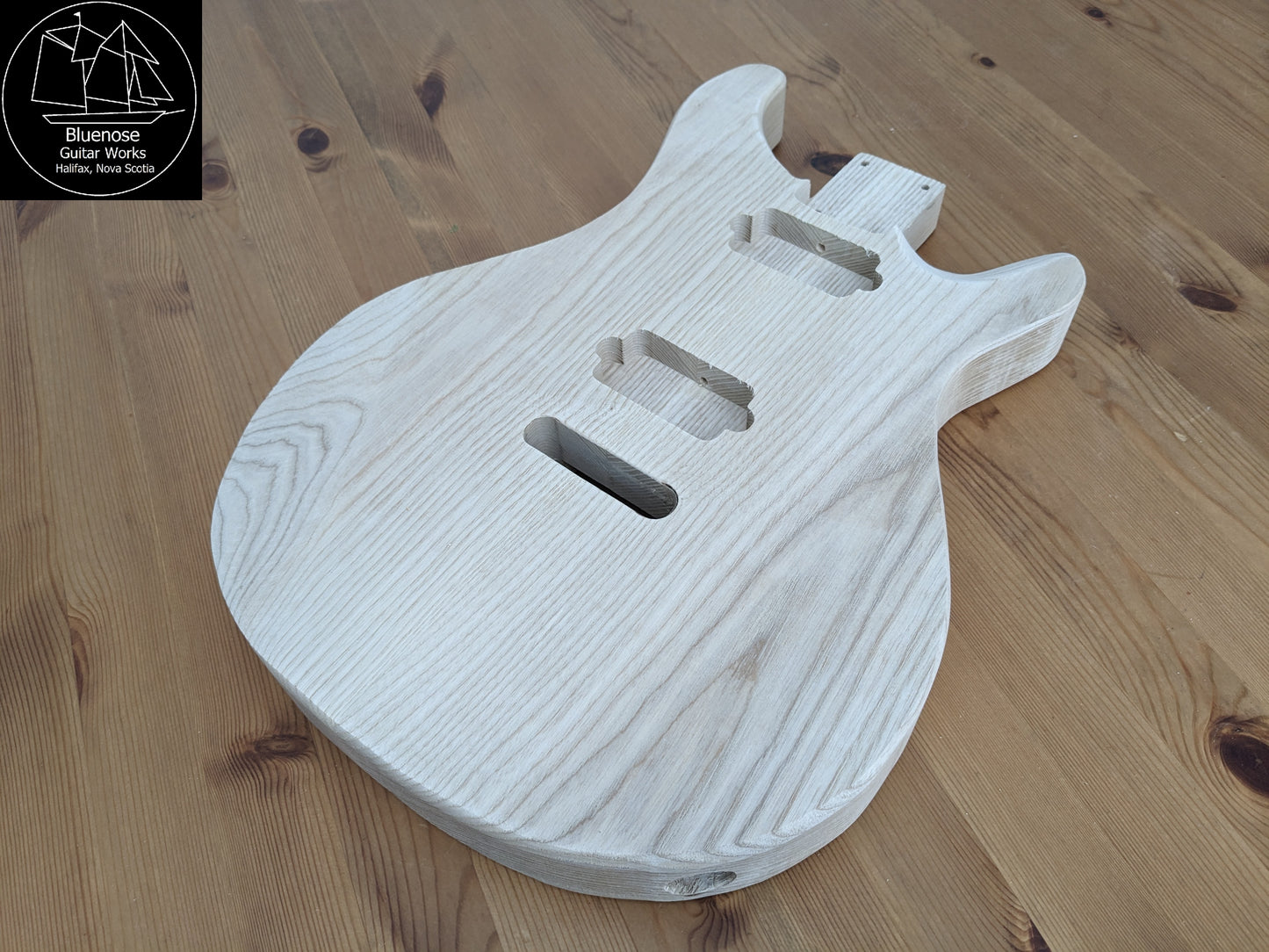 Bluenose Guitar Works PR-type 2-Piece Ash Guitar Body 5.8 lbs #2307