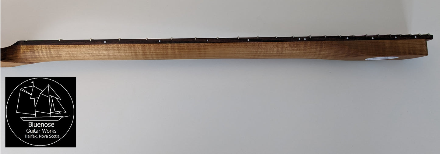 Bluenose Guitar Works S-type Roasted Maple/Rosewood Guitar Neck 25.5” scale #2310